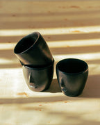 Baobab round face Espresso Cup - Black