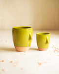 Neem face Coffee Cup - Lemon Green