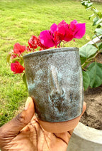 Whispers of Blue face Espresso Cup